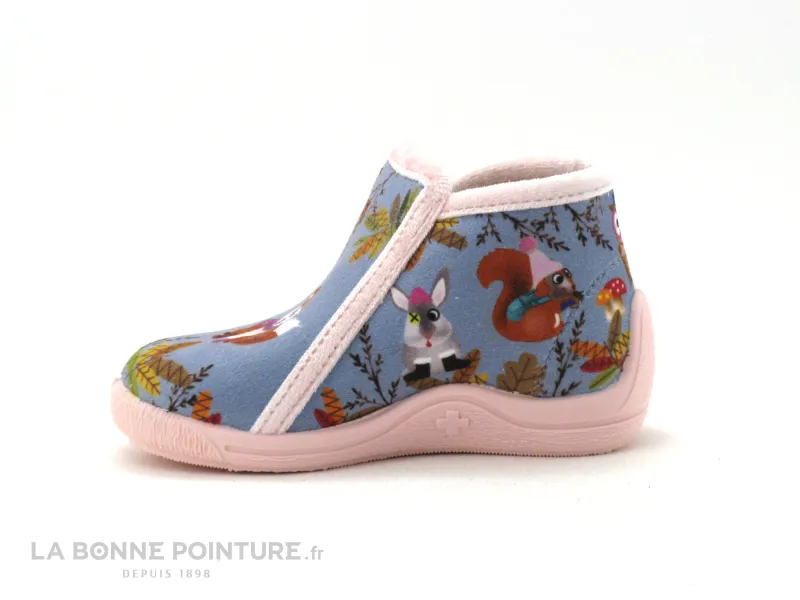 Achat chaussures Bellamy Bébé Chausson Toile, vente Bellamy VENISE Foret bleu - Chausson montant BEBE