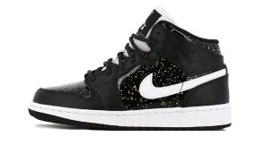 Air Jordan 1 Mid Black Speckle
