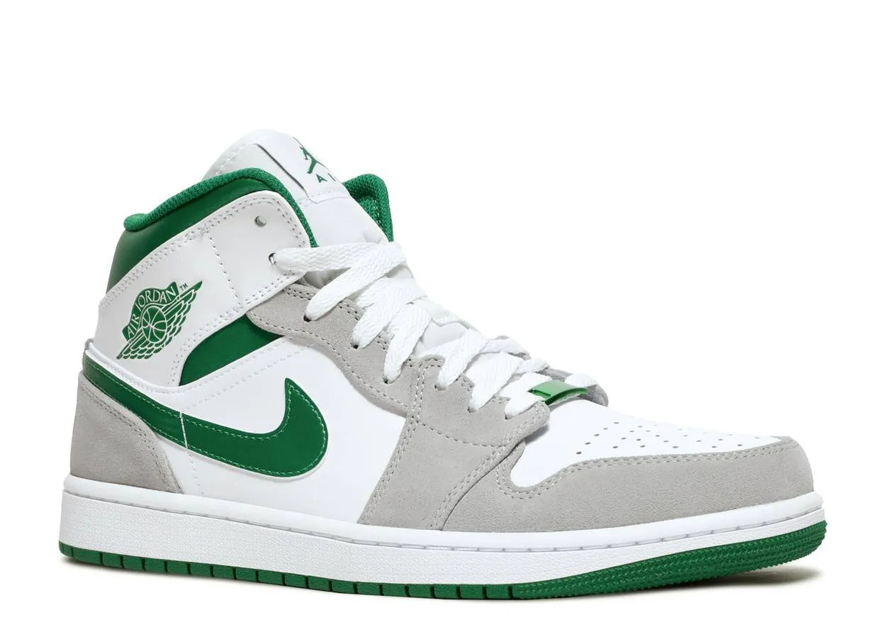 Air Jordan 1 Mid Grey Green