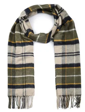 Barbour Scarf Mix Laine Tartan Yaxley Vert USC0324-TN16 comm