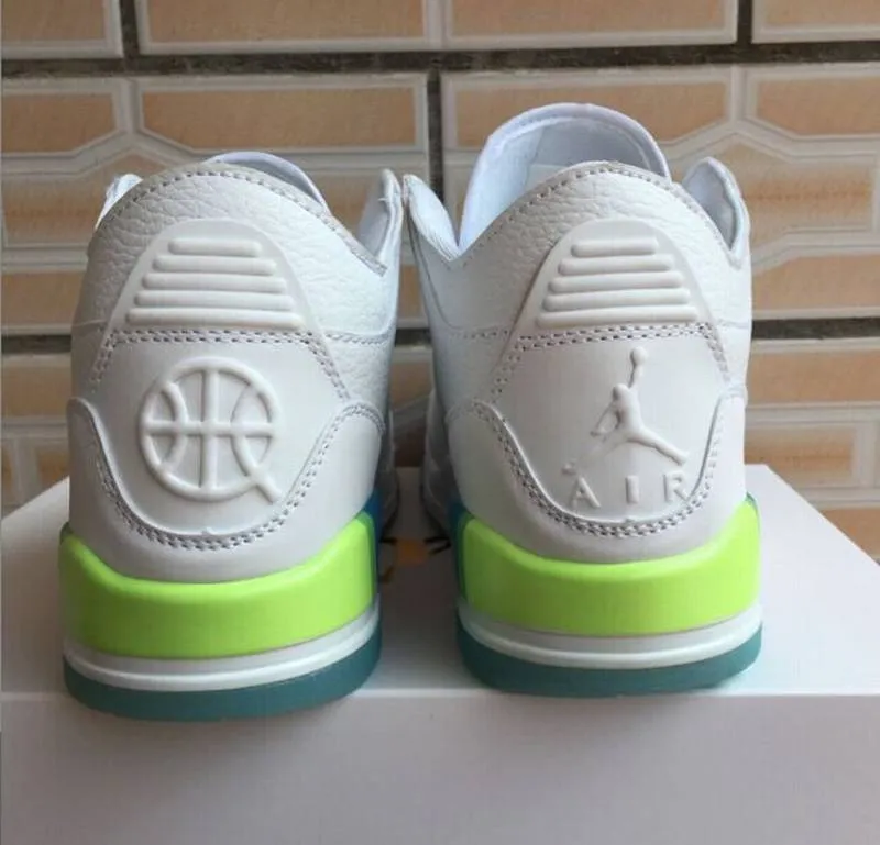 Baskets Air Jordan 3  'QUAI 54' WHITE  Femme