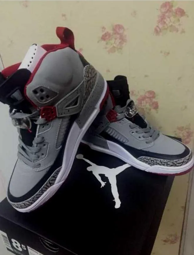 Baskets Air Jordan 3 Spizike-Wolf Grey