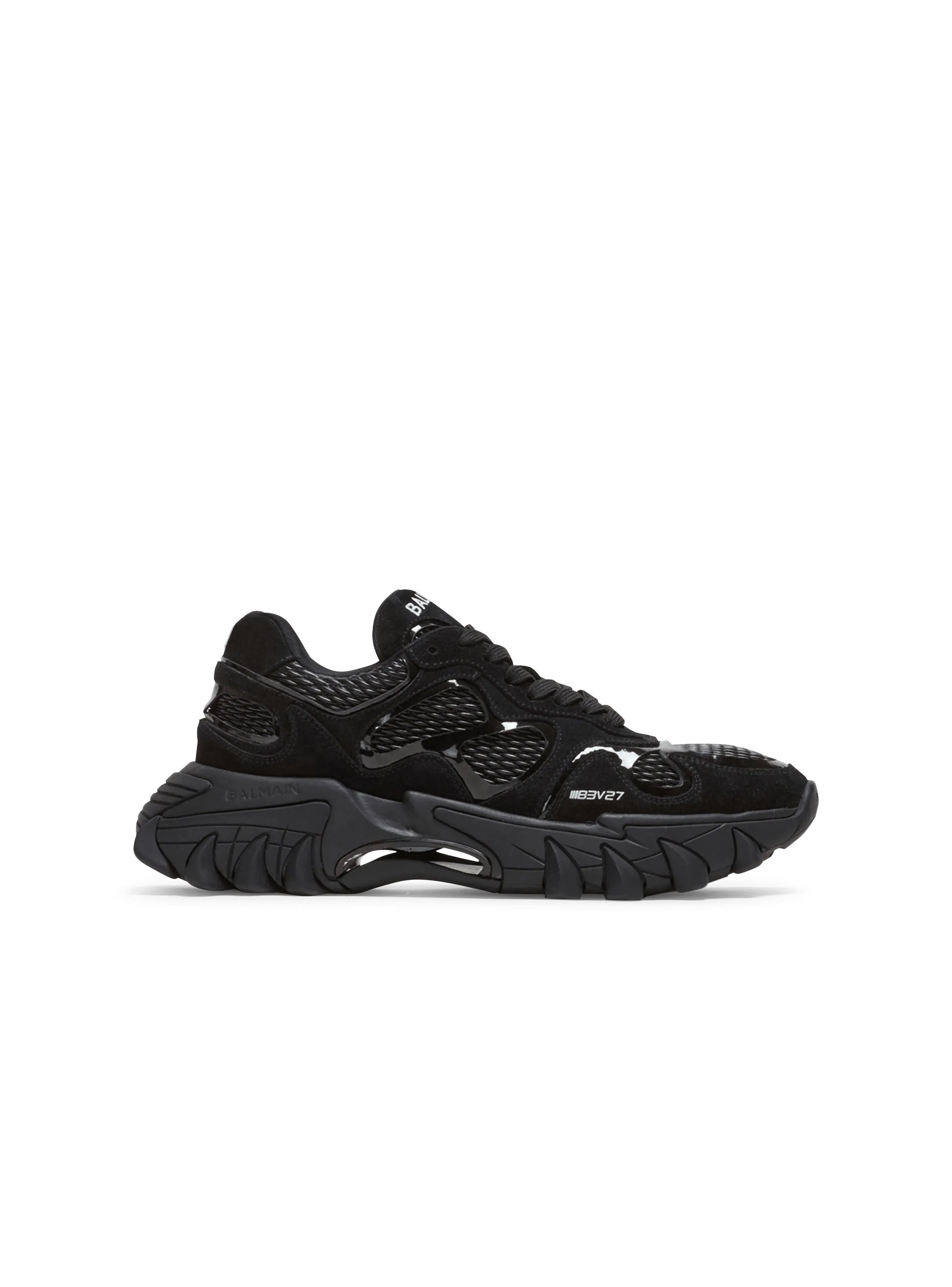 Baskets B-East en cuir, suédé et mesh