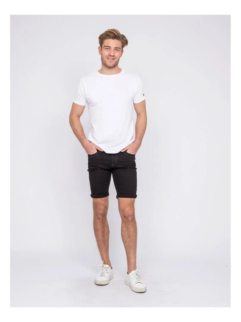 Bermuda en jean BLOYA - Noir