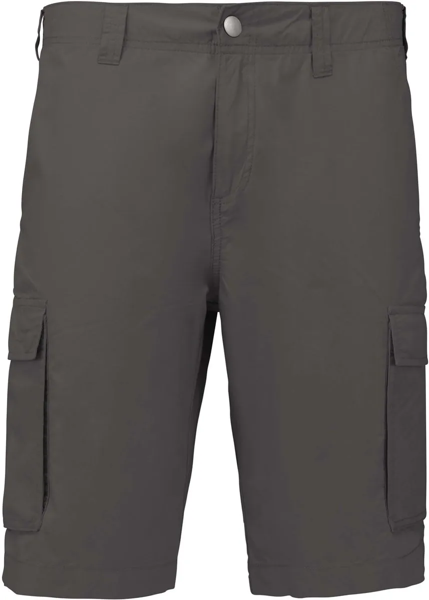 bermuda léger multipoches homme K755 - gris 