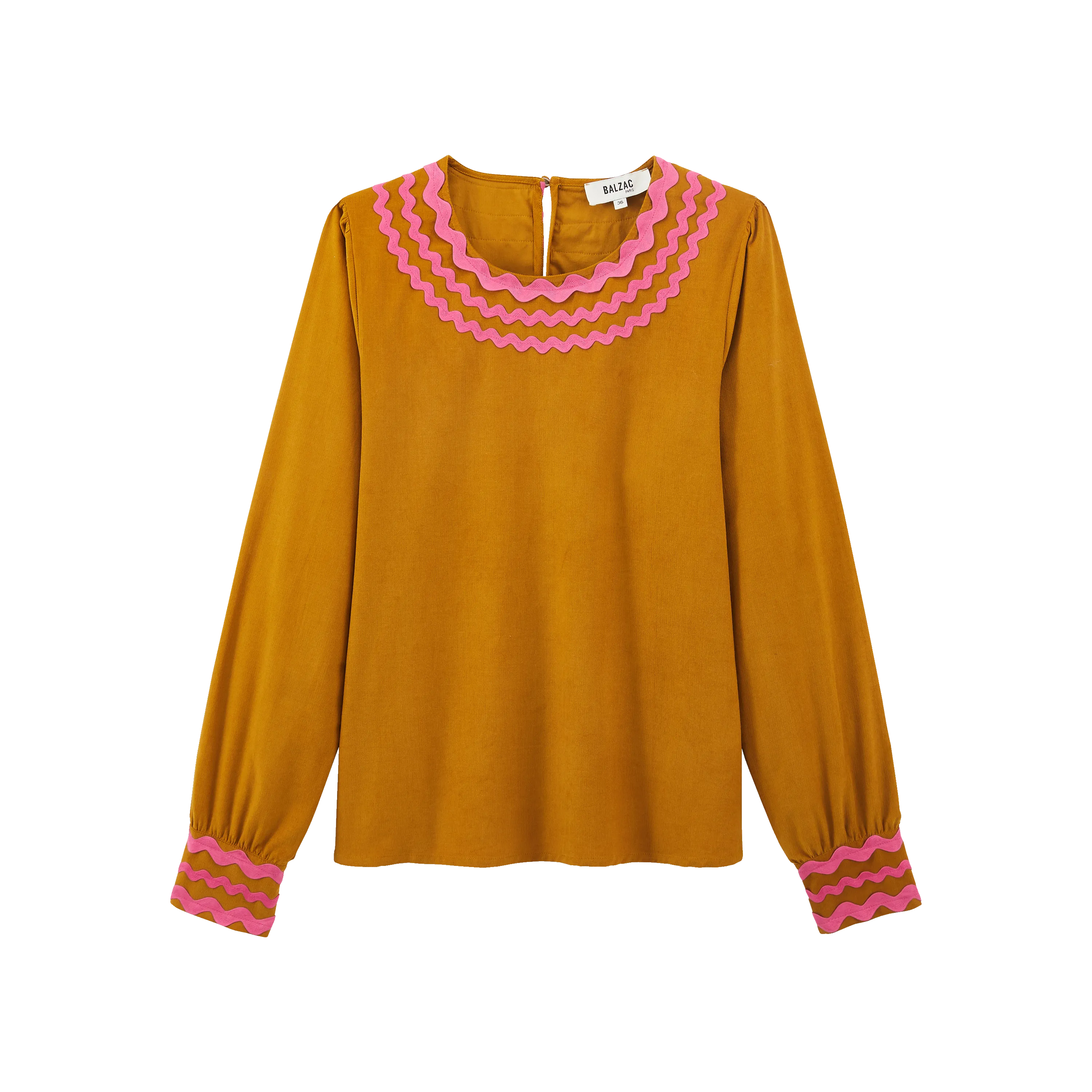 Blouse Reflet jaune