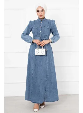 Blue - Modest Dress