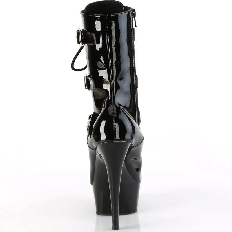 Bottines bout rond vernis ou mat