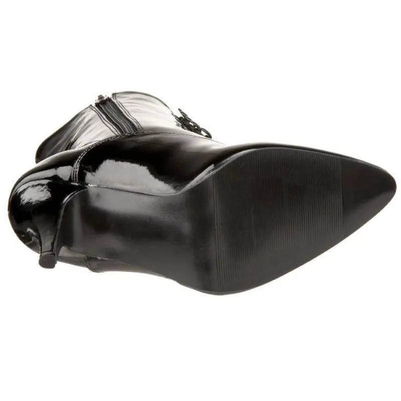 Bottines brillantes noires