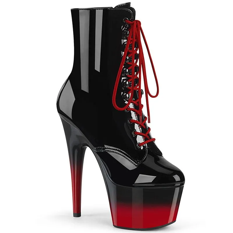 Bottines deux couleurs haut plateau adore