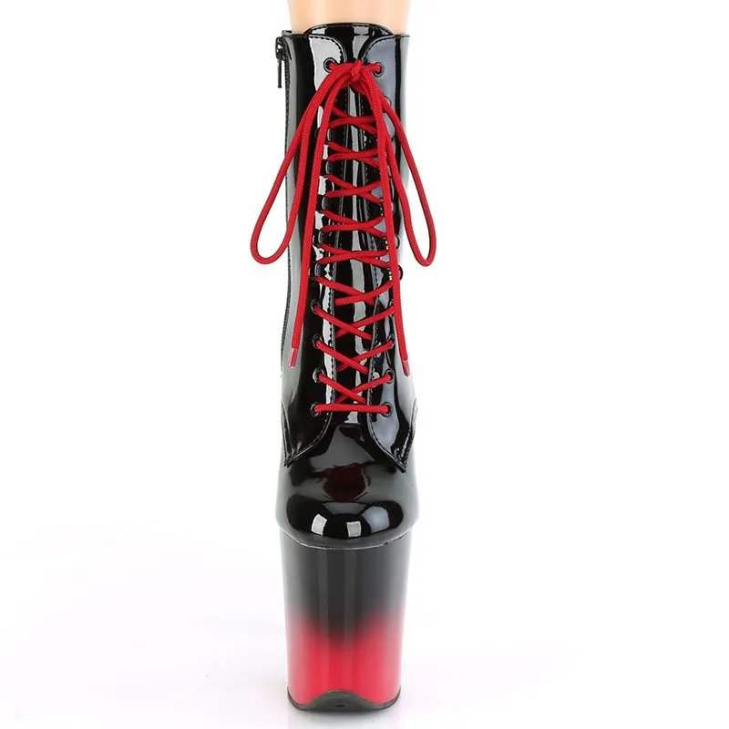 Bottines vernies extrêmes