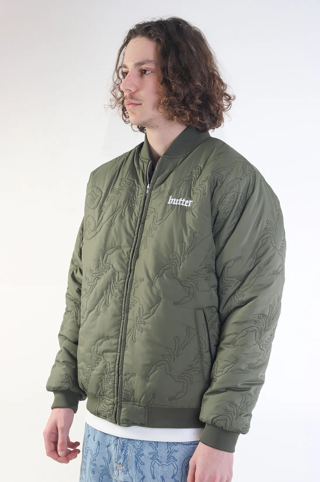 Butter goods Scorpion jacket Army - GRADUATE STORE