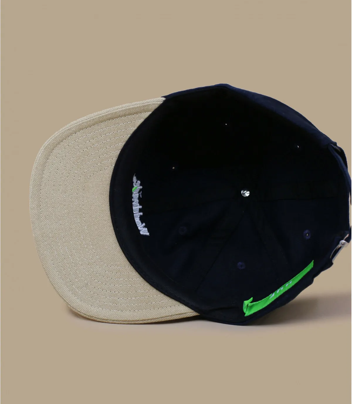 casquette snapback skate - OS System 6Panel navy Huf : Headict