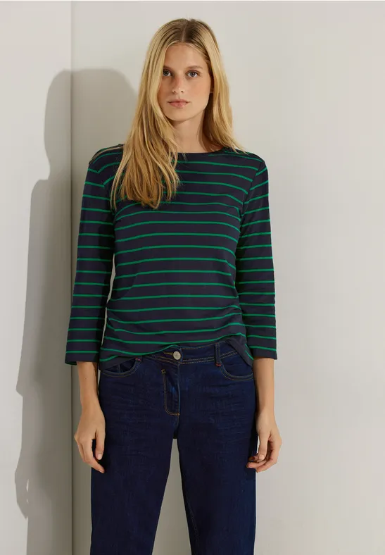 CECIL T-shirt basique à rayures 