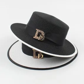 Chapeau en raphia élégant