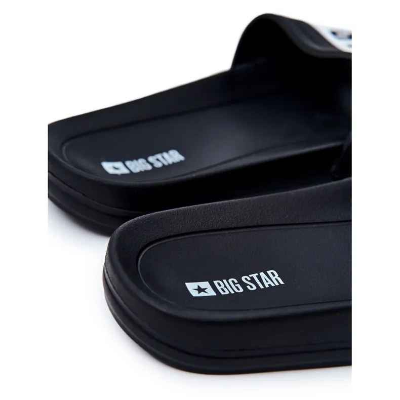 Chaussons Homme Big Star Caoutchouc Noir DD174699 le noir