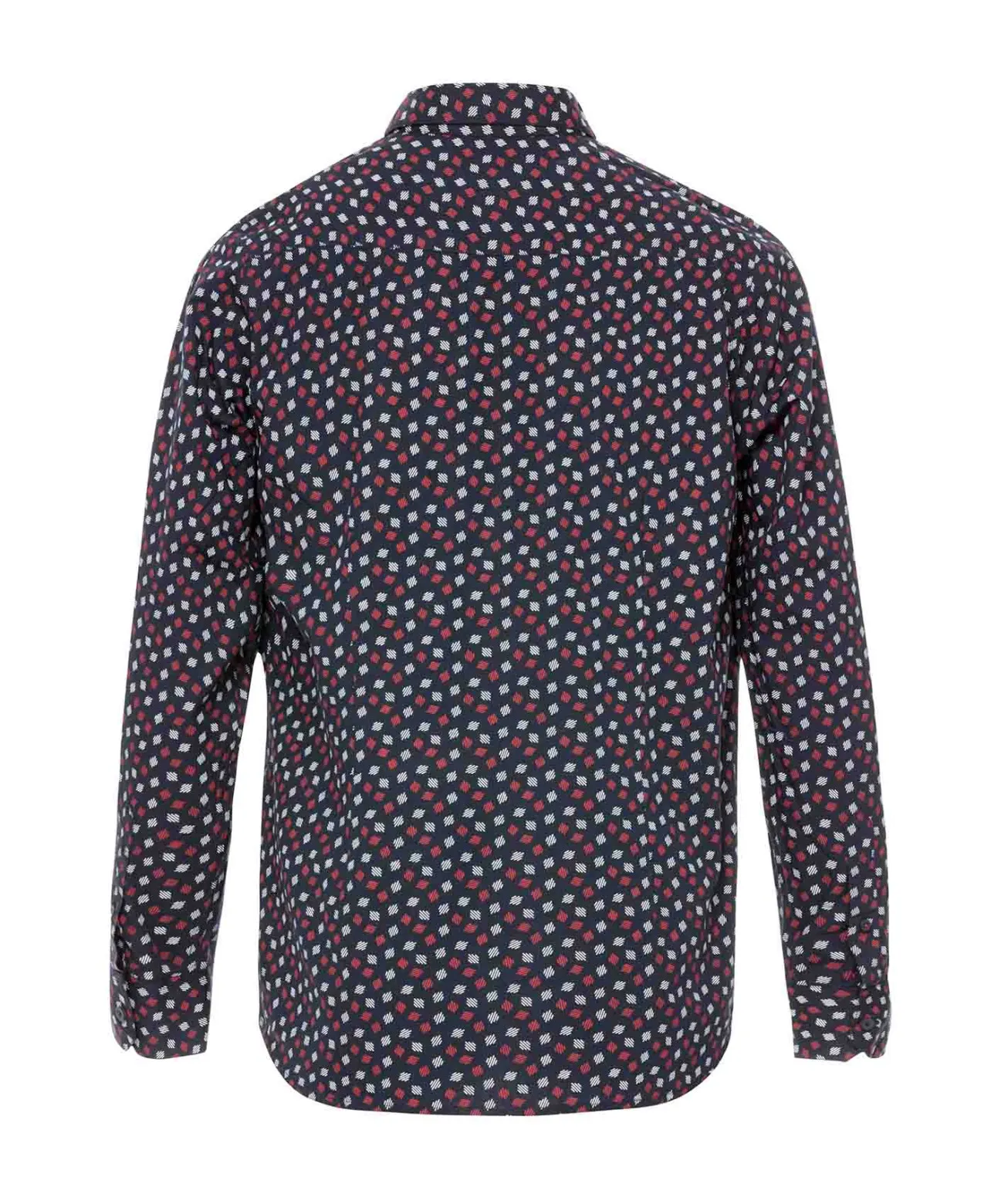 CHEMISE CHEMISIER ML IMPRIME INDIGO FORDO