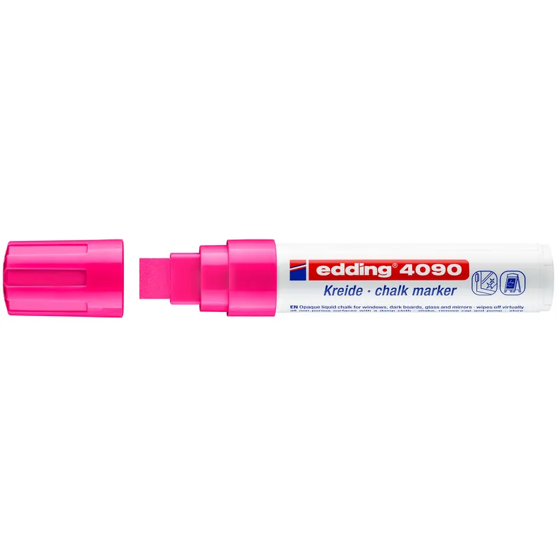 Edding marqueur craie 4090, rose