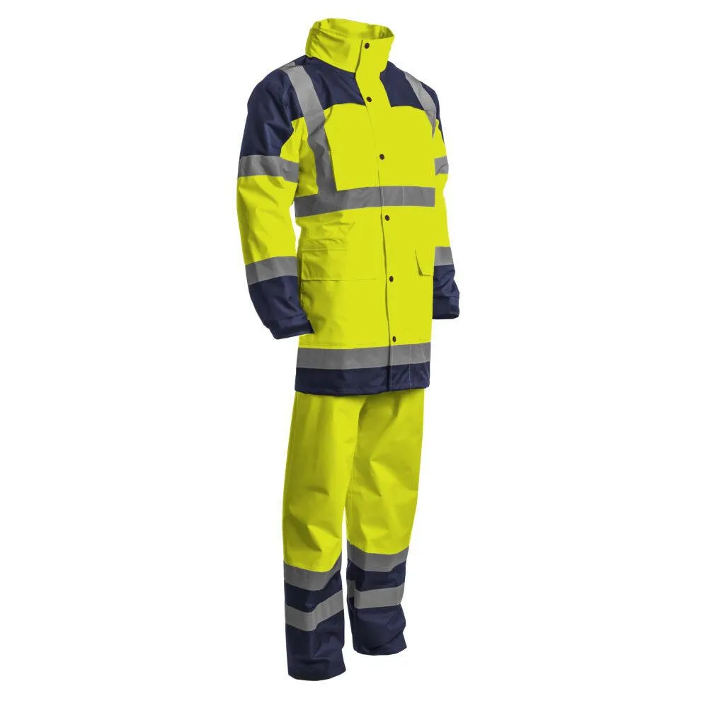 Ensemble de pluie veste + pantalon haute visibilité Coverguard Hydra