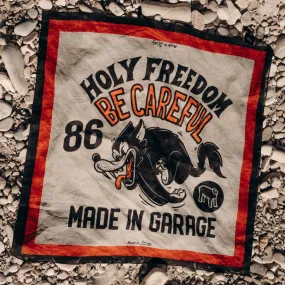 Foulard Holyfreedom Lupo scarf, foulard moto vintage