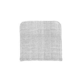 House Doctor Coussin de siège avec garnissage CUUN Noir/Blanc