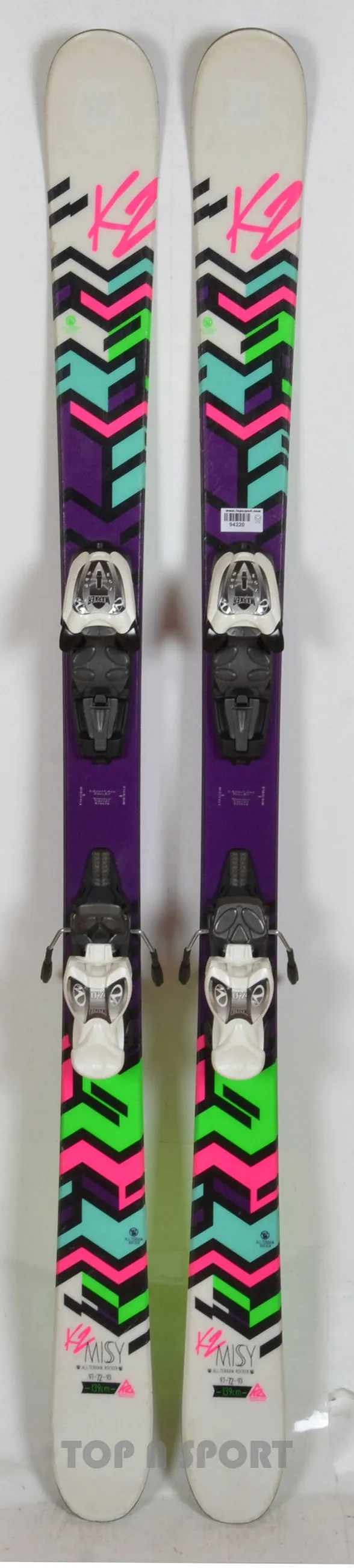 K2 MISSY white - skis d'occasion Junior