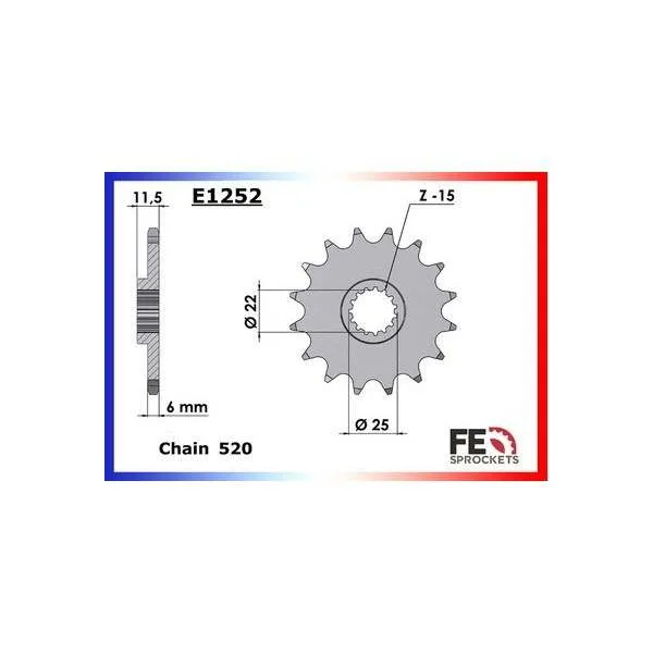 KIT CHAINE FE 400.LC4 GS '93/94 14X48 RX/XW.SR