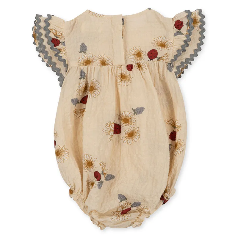 KONGES SLOJD - COMBI BLOOMER EN COTON ORGANIQUE LADYBUG - littlecasba.com