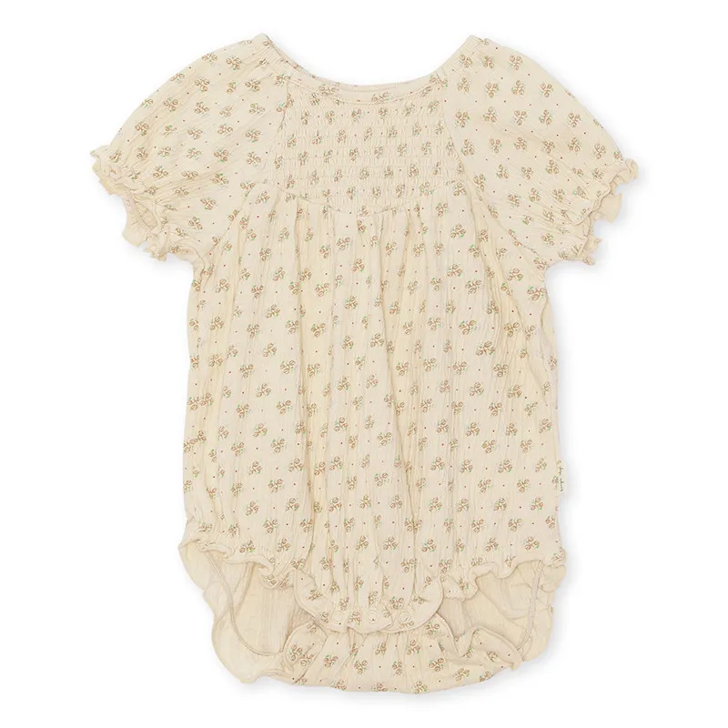 KONGES SLOJD - COMBI BLOOMER EN COTON ORGANIQUE MIRABELLE - littlecasba.com
