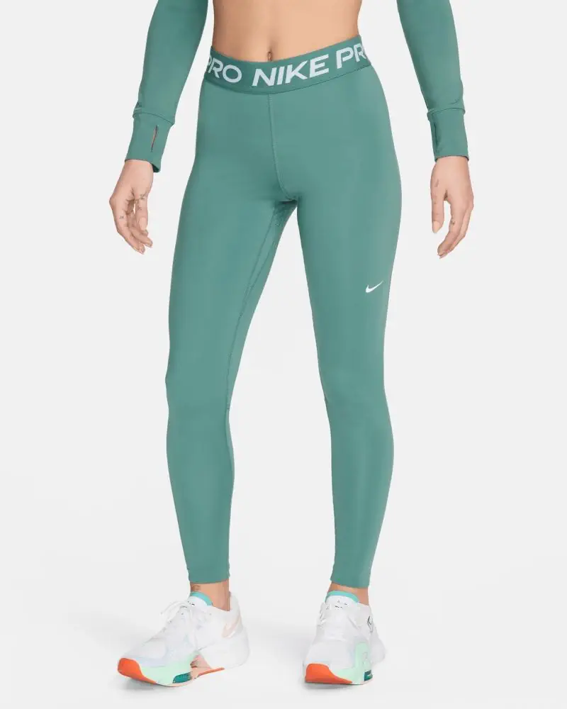 Legging Nike Nike Pro Vert d'eau pour femme
