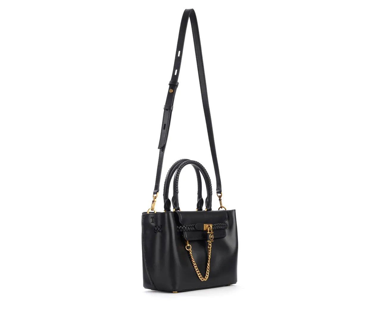 Michael Kors Sac à main Hamilton Legacy Small en cuir noir