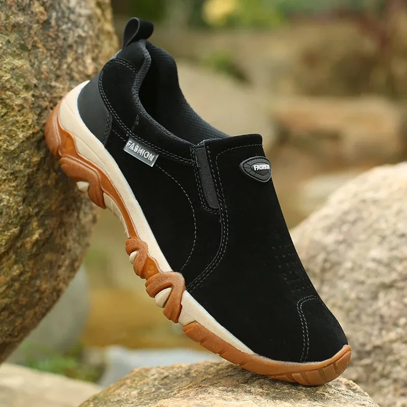Mocassins marron respirants pour homme