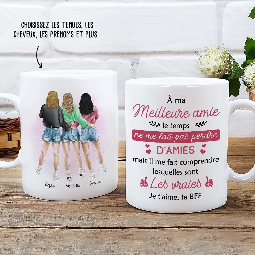 Mug Personnalisé - Le Temps Ne Te Fait Pas Perdre D‘amies