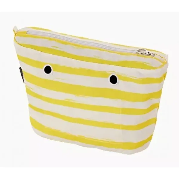 O bag mini .intérieur à rayures