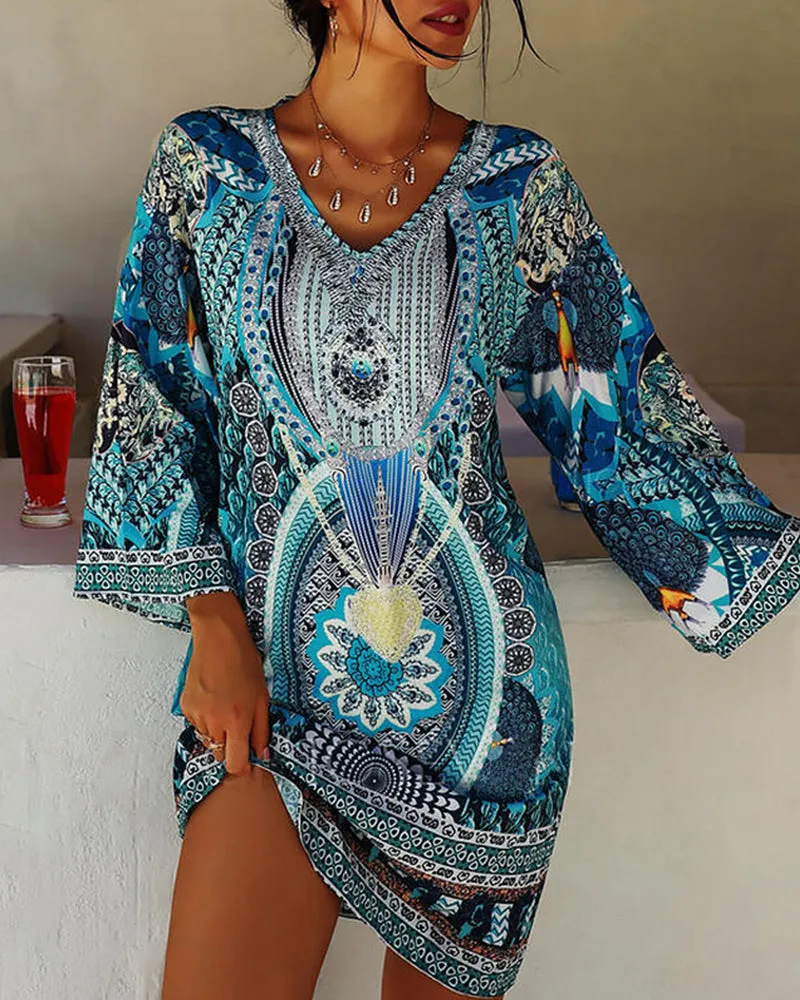 Océane Dubois | Robe Boho à manches longues