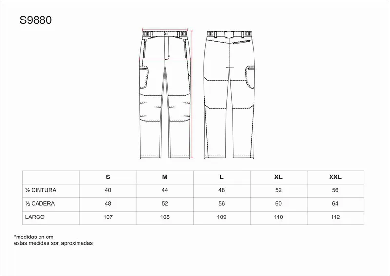 Pantalon de montagne, combiné, multi-poches Hunting Green / Brown