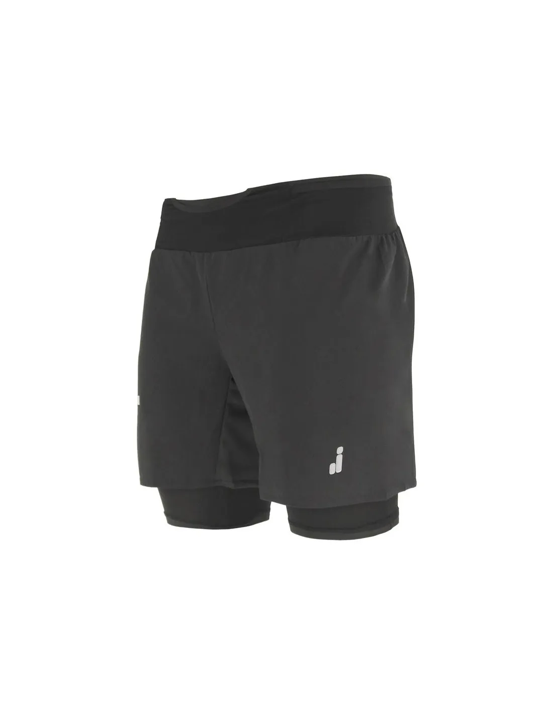 Pantalon de running Joluvi Meilleur Trail Noir Homme