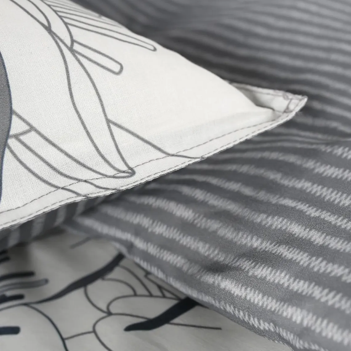 Parure de lit  2 personnes Coton 57 Fils Shamir | 3 Suisses