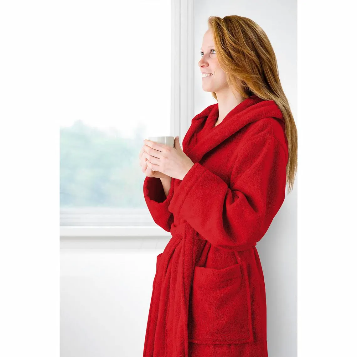 Peignoir de bain TOP 470g/m² - Rouge | 3 Suisses