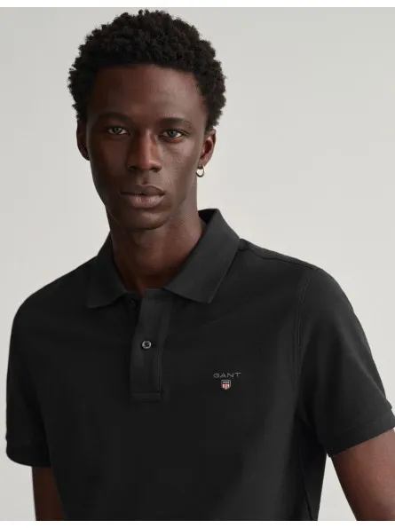 Polo manches courtes coton piqué Gant