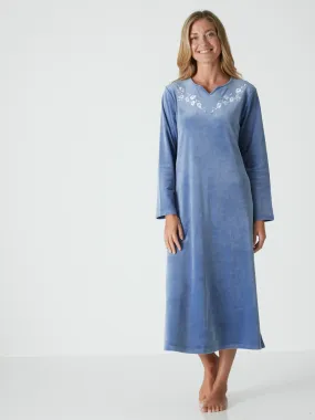 Robe d'hôtesse en maille velours