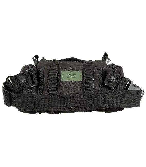 Sac banane tactique noir