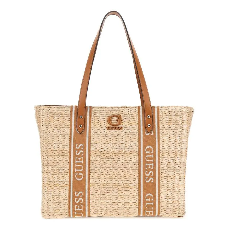 Sac cabas Guess Xandra raphia porté épaule HWWG9194230