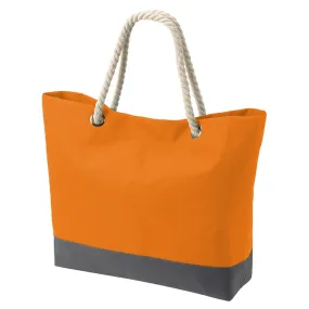 Sac shopping - sac de plage anses cordes - 1807785 - orange 