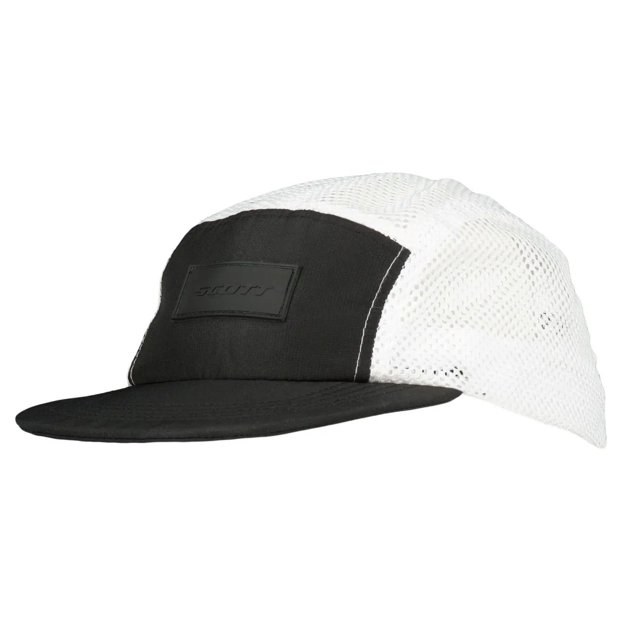SCOTT 5 PANEL CAP ENDURANCE BLACK ET WHITE  Casquette running