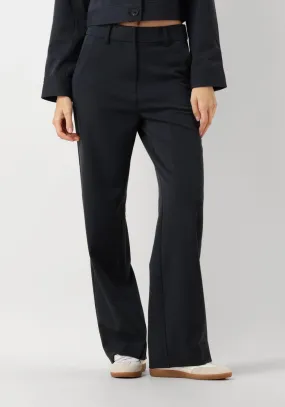 second female pantalon costa trousers bleu foncé