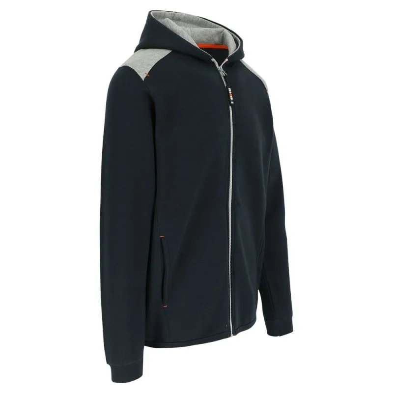 Sweat pro à capuche zippé noir HEROCK JUNO