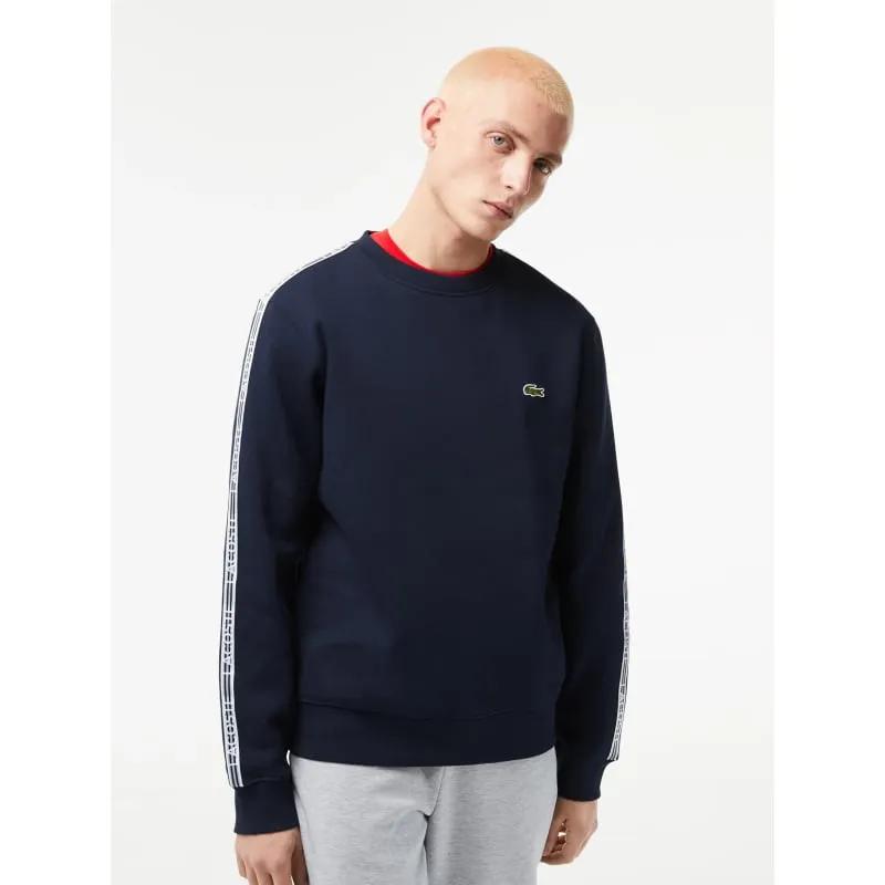 Sweatshirt core graphics bleu marine homme - Lacoste | wimod