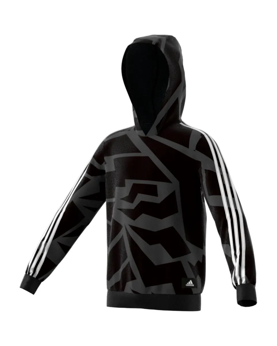 sweatshirt enfant B FI 3S GRA HD Noir