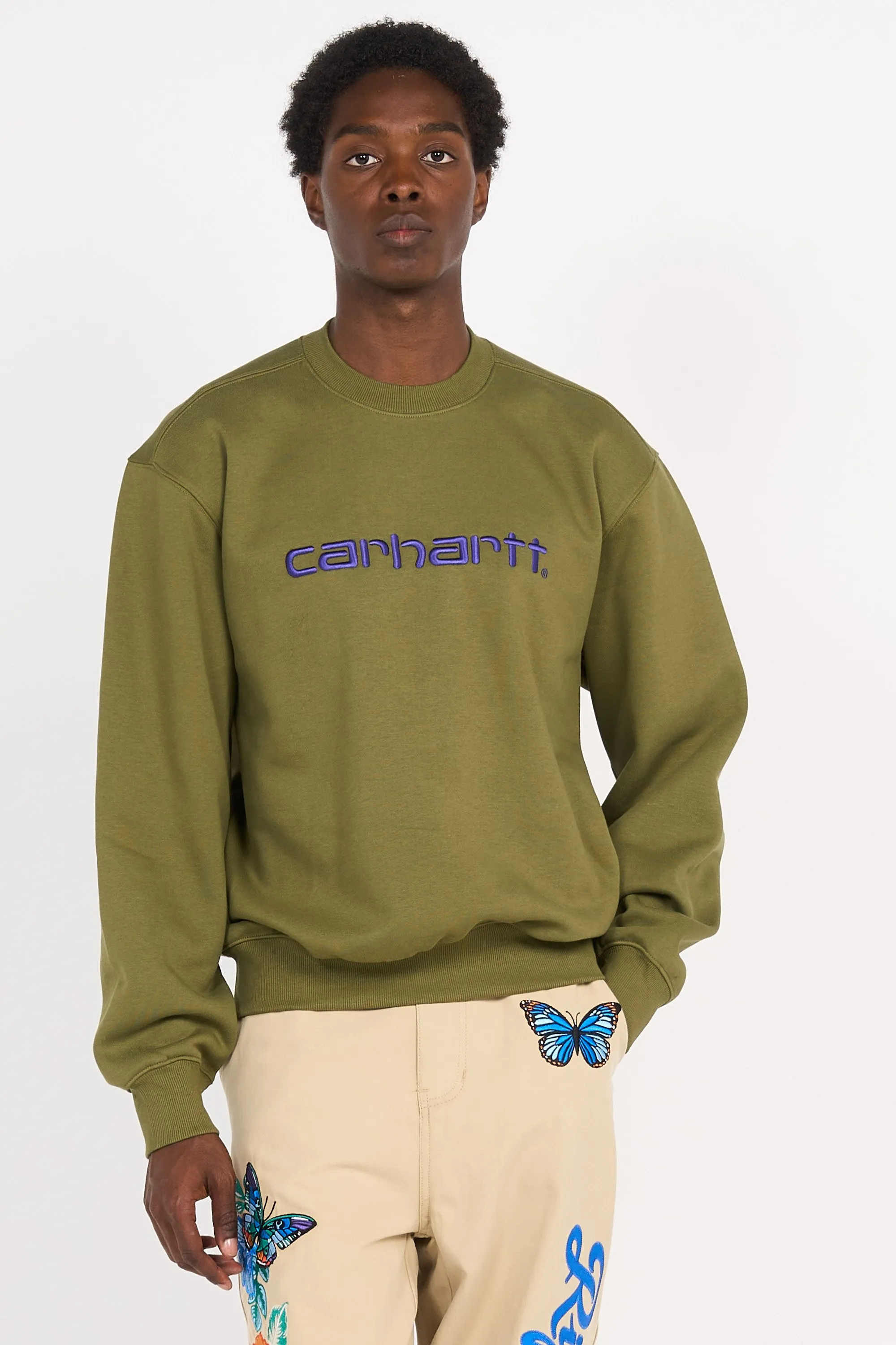 Sweatshirt Kaki Carhartt Wip - Homme | Citadium
